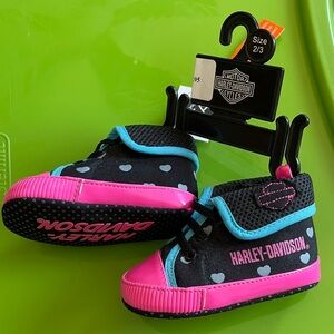 Harley-Davidson infant girls pre-walker sneakers
